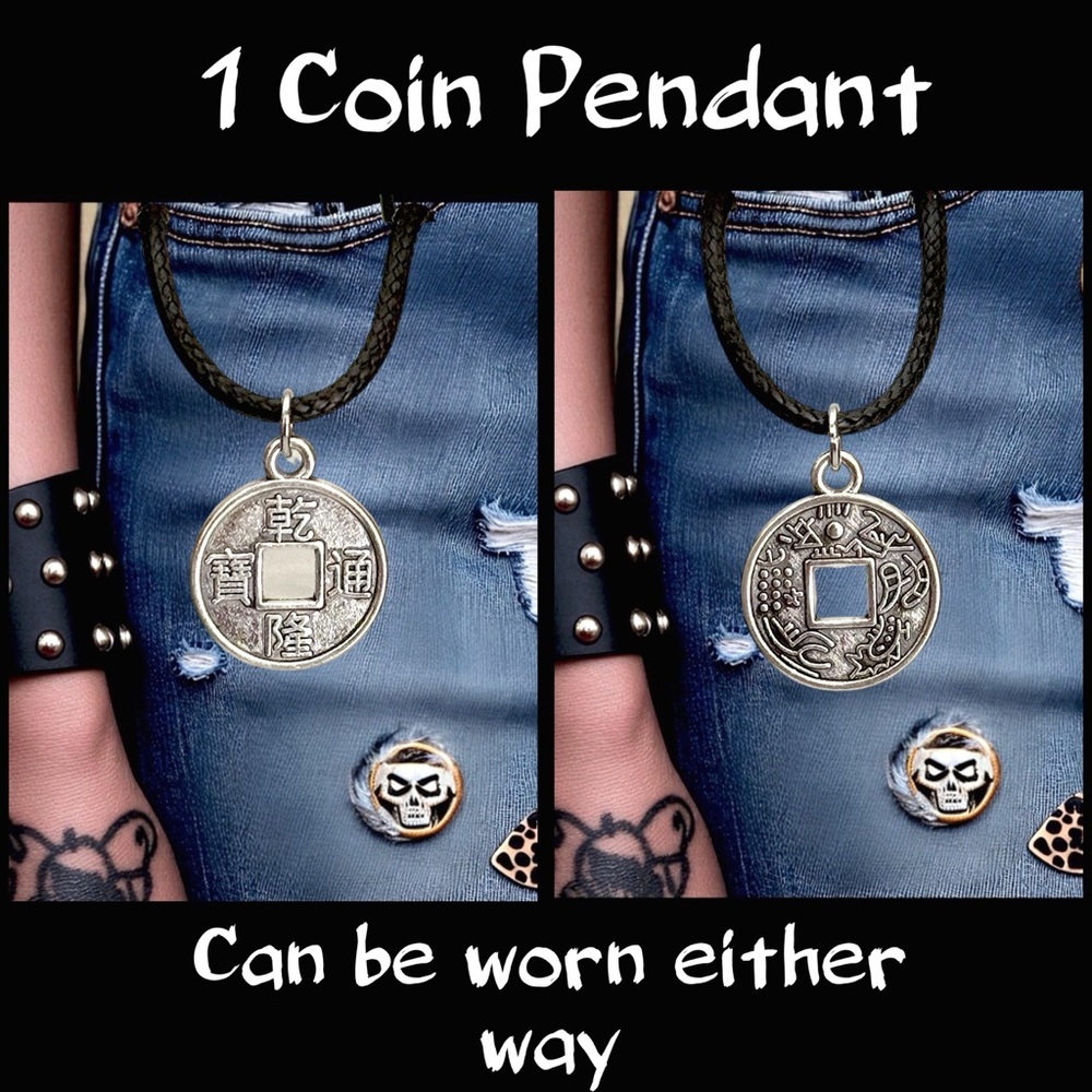 5 for $25💫1 Alternative Silver Coin Pendant
